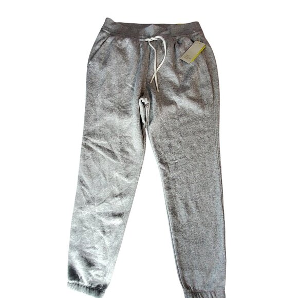 all in motion Pants - All In Motion Core Fleece Jogger Pants Relaxed Fit Side Pockets Size M Gray